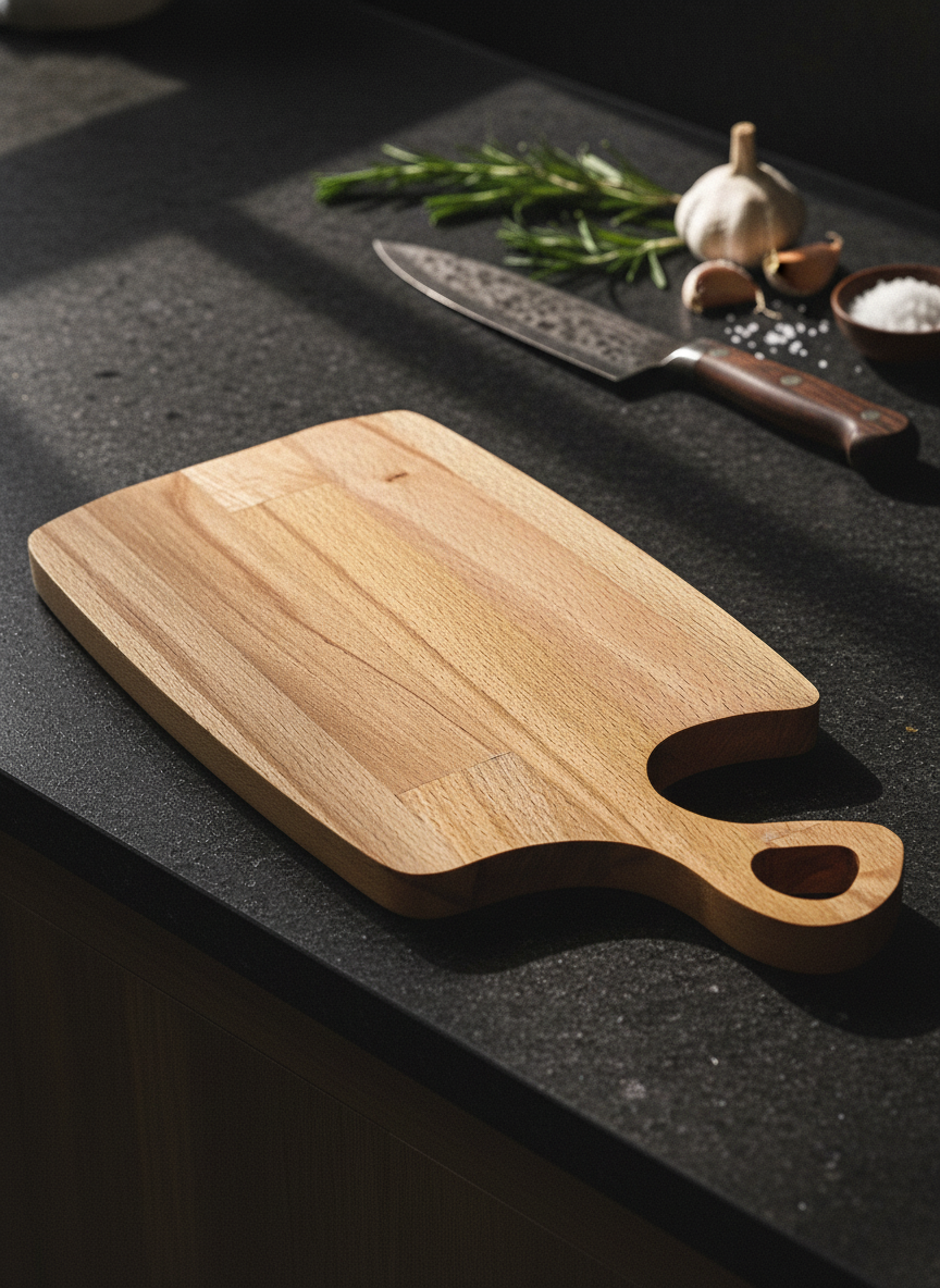 ahşap kesme tahtası – Bergen Doğal Ahşap Kesme Tahtası 18 x 36 x 1.8 cm | Noords