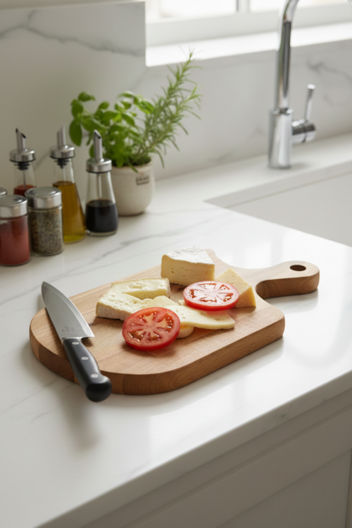 saplı ahşap sunum tahtası – Lofoten Oval Ahşap Sunum Tahtası 18 x 35 x 1.8 Cm | Noords