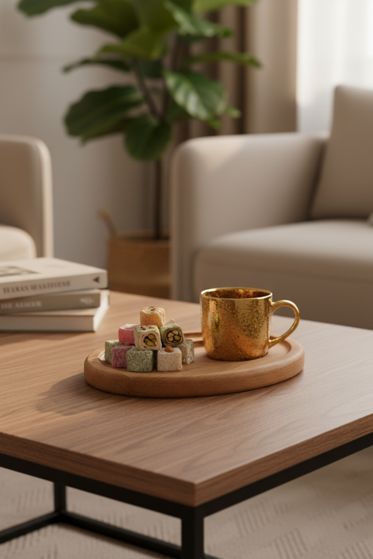 ahşap kahve sunum tabağı – Oslo Ahşap Kahve Sunum Tabağı 11 x 13 x 1.8 cm | Noords