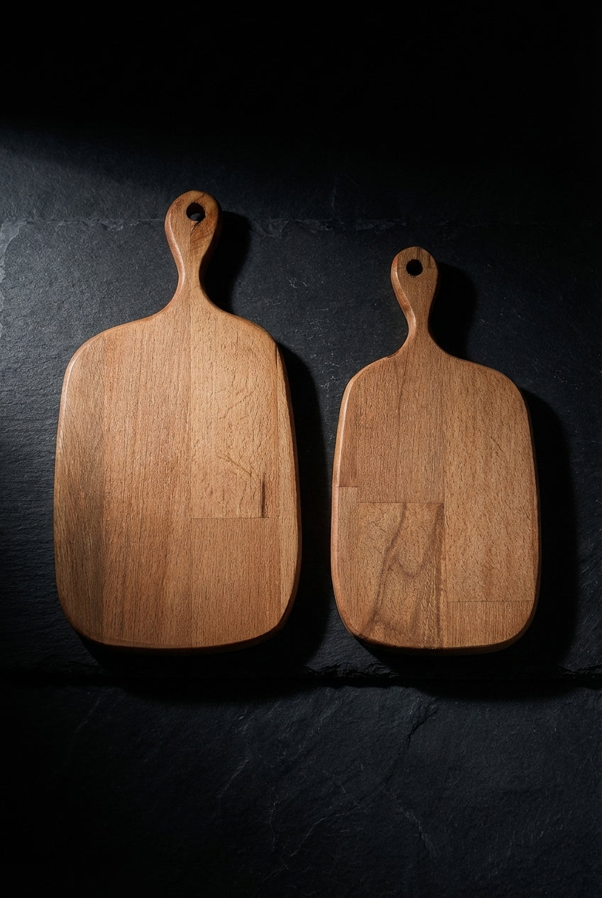 2'li ahşap kesme tahtası seti – Tromso 2'li Ahşap Kesme Tahtası Seti 15x31 cm ve 18x36 cm | Noords