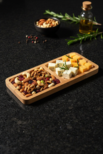2 bölmeli ahşap çerezlik – Kongsberg 2 Bölmeli Ahşap Çerezlik 15 x 32 x 1.8 cm | Noords