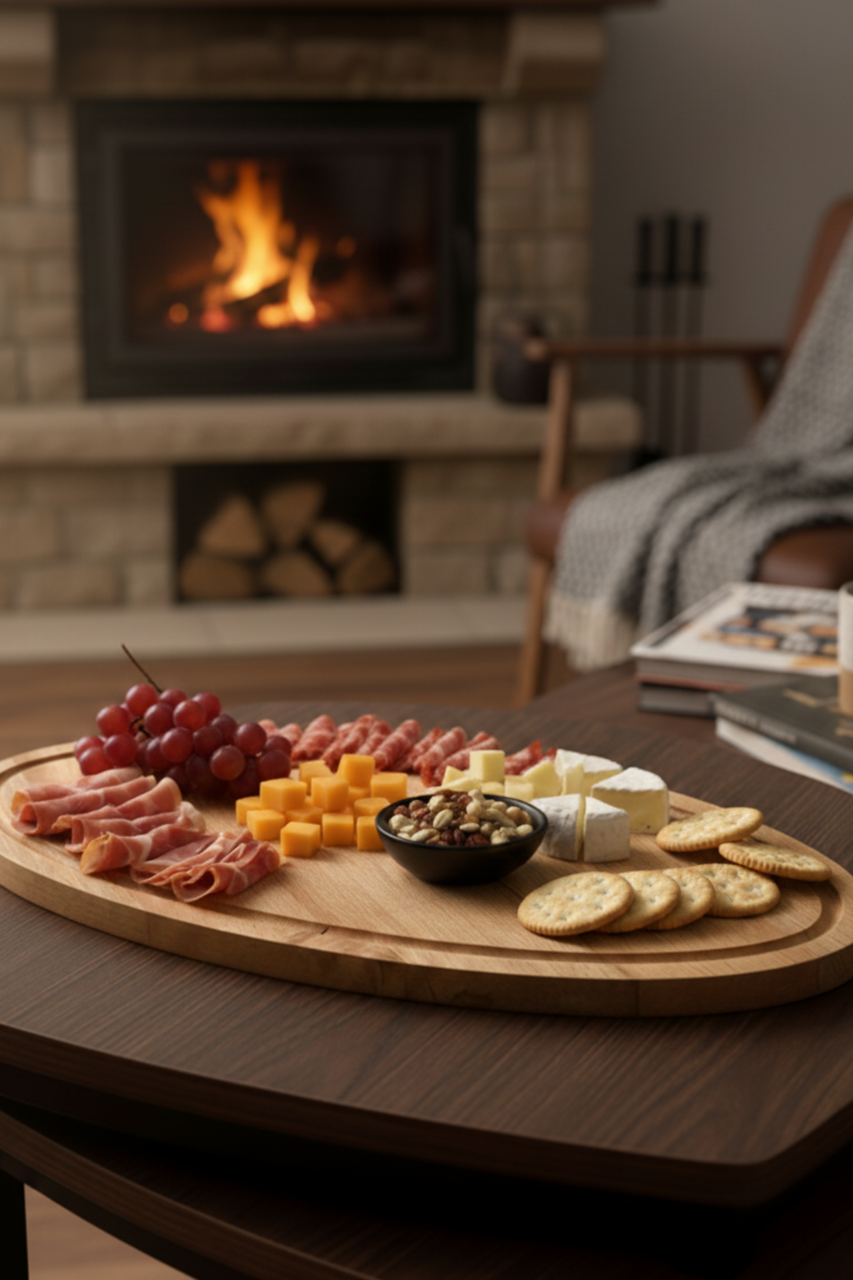 büyük oval ahşap peynir tabağı – Vasteras Geniş Oval Ahşap Peynir Tabağı 22 x 45 x 1.8 cm | Noords