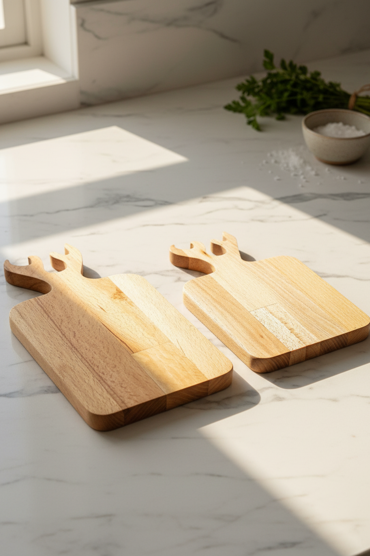 2'li ahşap kesme tahtası seti – Birka 2'li Ahşap Kesme Tahtası Seti 17x25 cm ve 17x30 cm | Noords