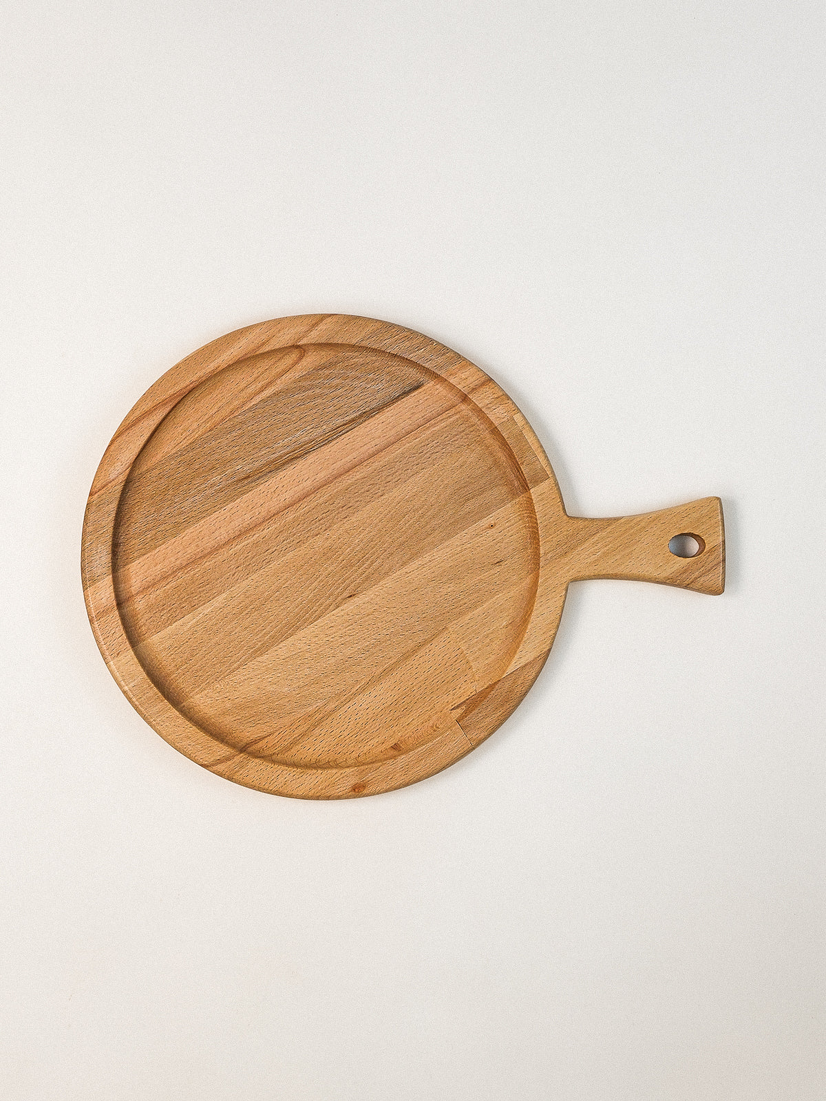 ahşap pizza tahtası – Nykop Saplı Yuvarlak Ahşap Pizza Tahtası 28 x 38 x 1.8 cm | Noords